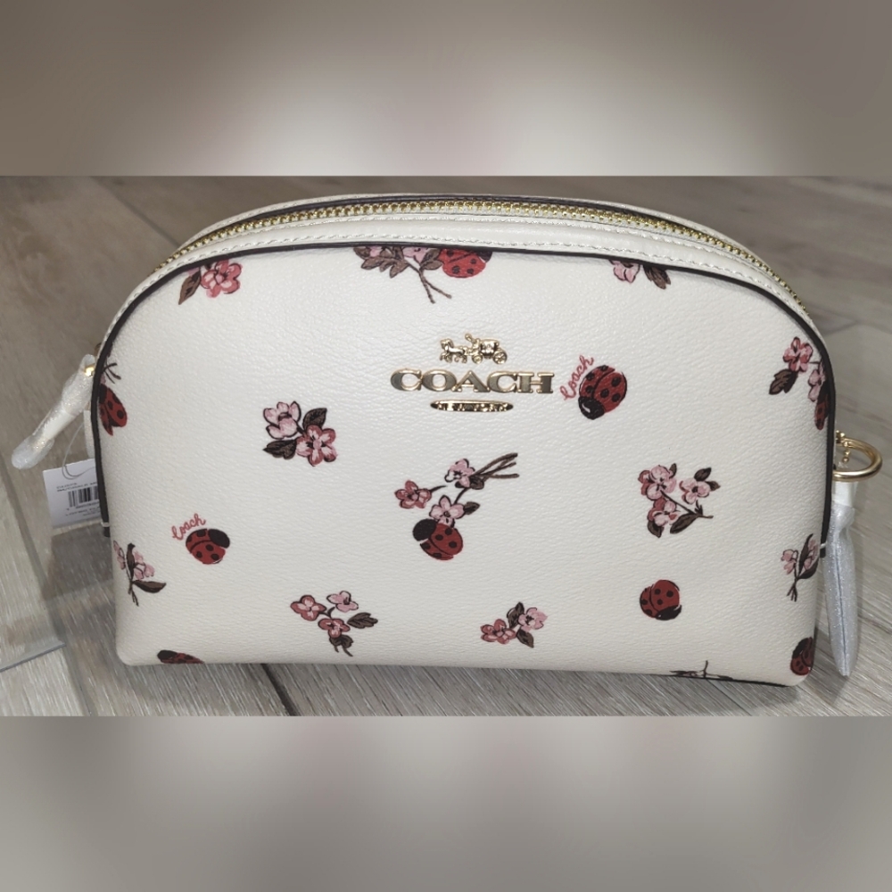 🐎 [NWT] Coach Ladybug Floral Xbody